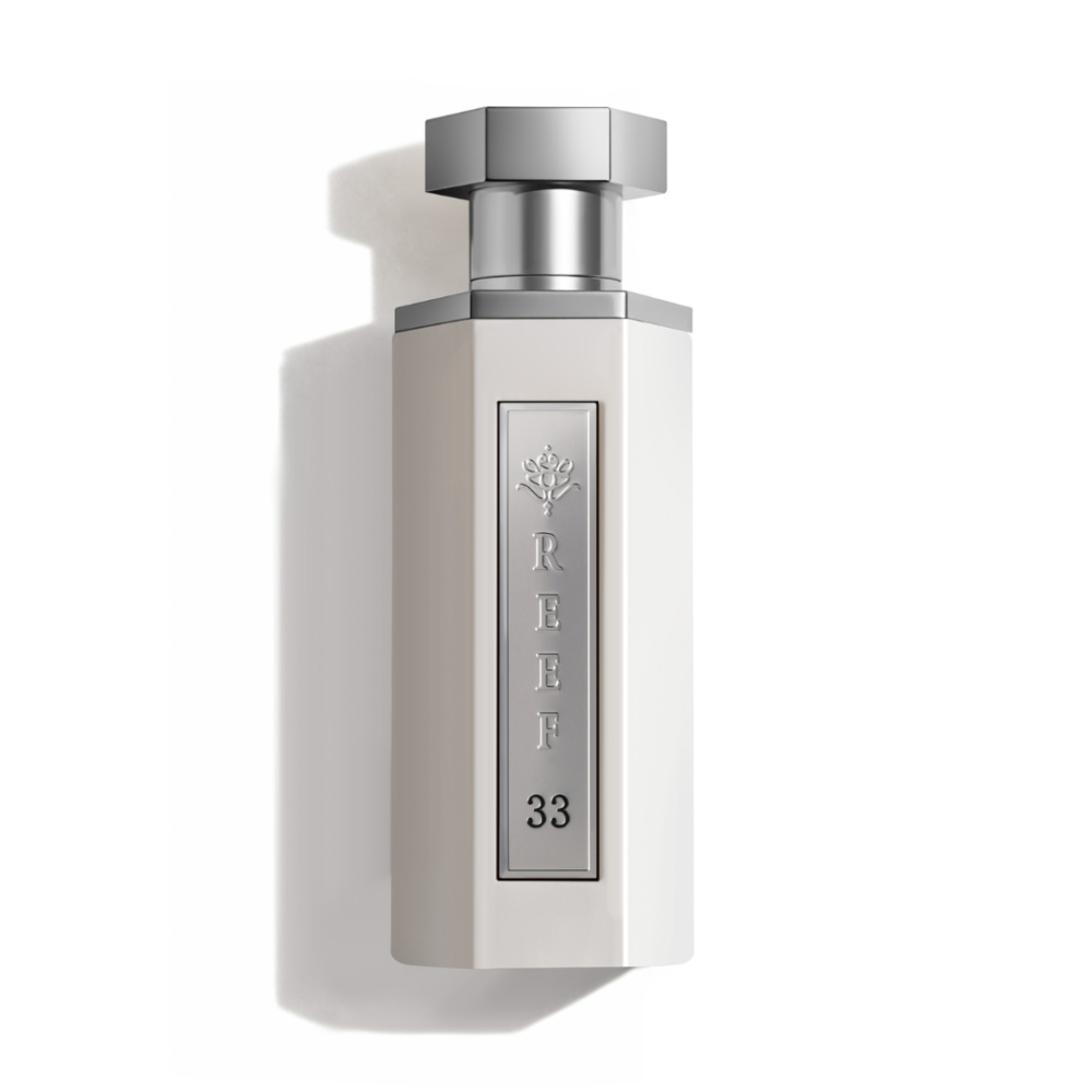 Reef 33 White perfume bottle